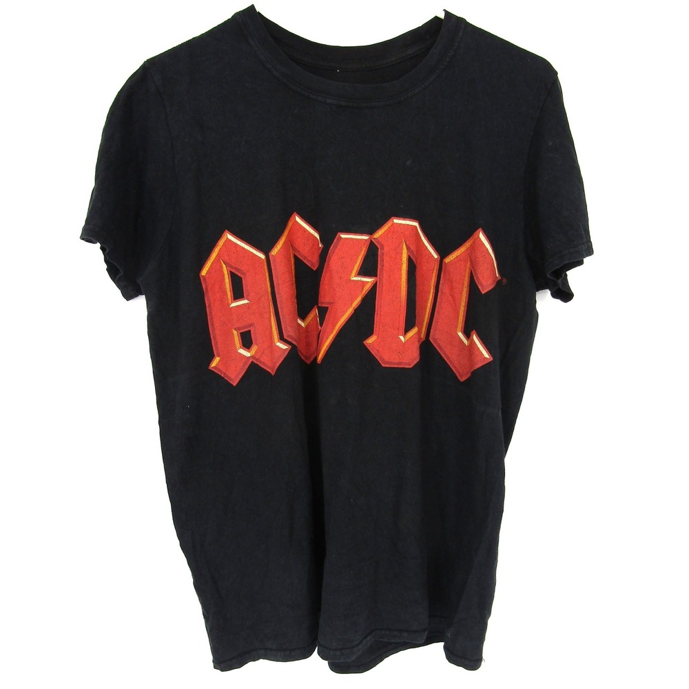 AC/DC Graphic T-Shirt Unisex Small Black 2017 Licensed Rock Band Tee